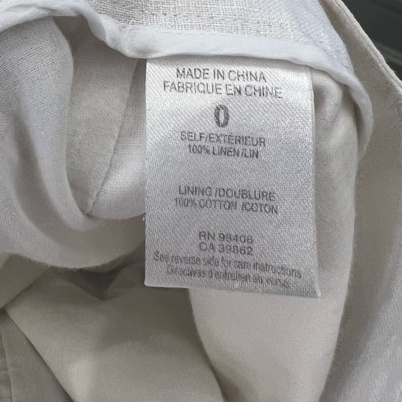 Theory linen pants emery travel 100% linen trousers - Picture 7 of 8